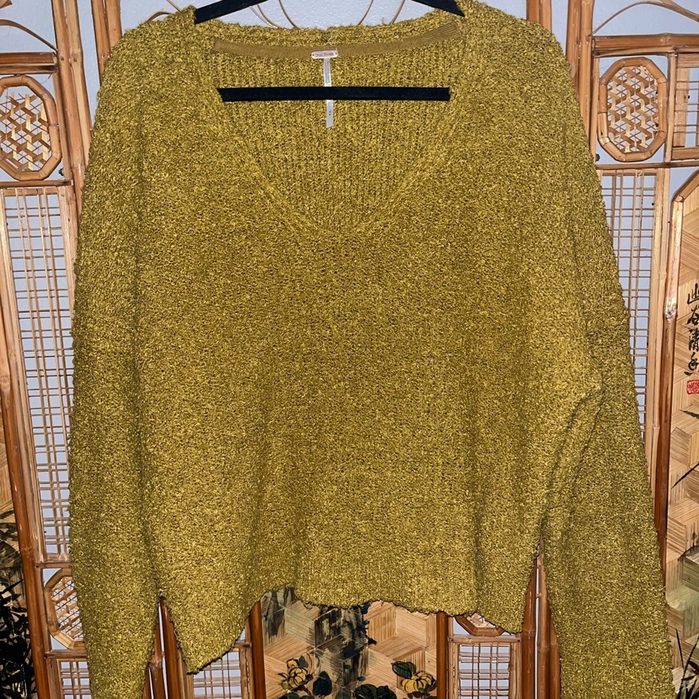 Cozy Green Knit Sweater